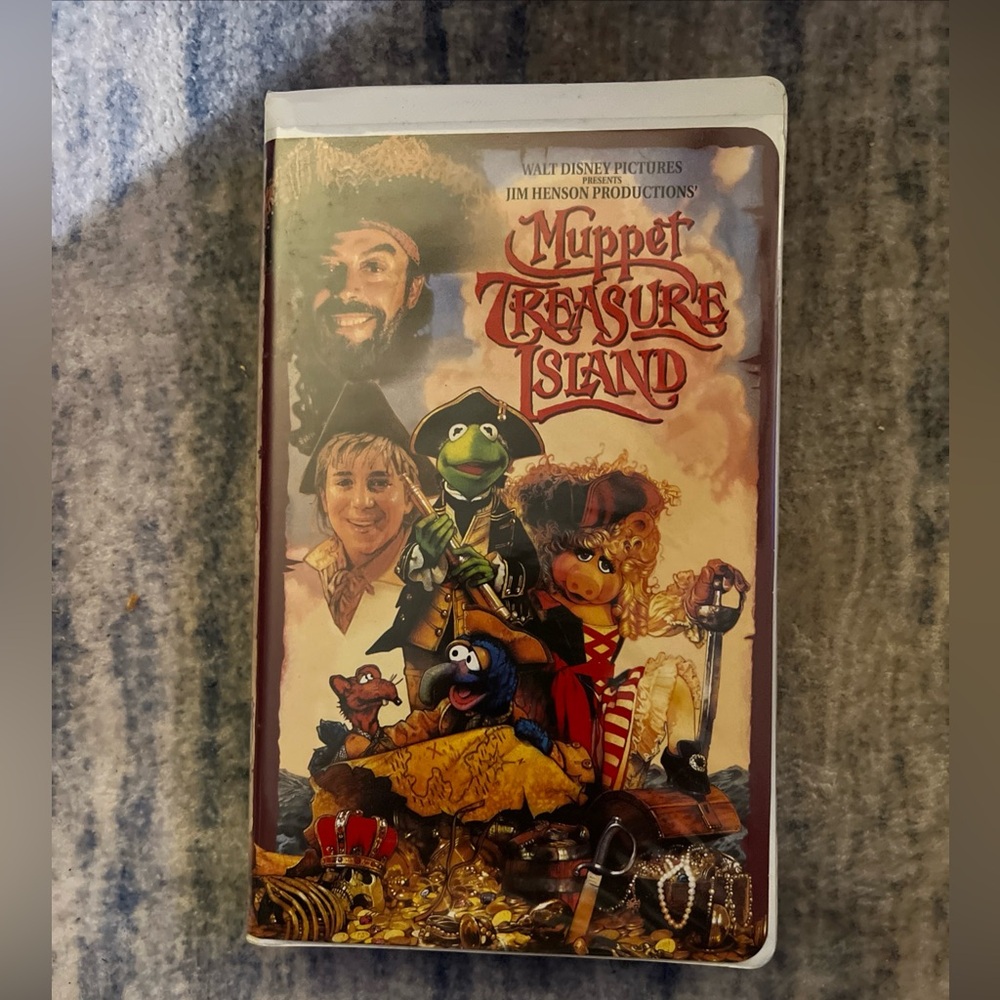 Muppet Treasure Island (VHS, 1996)‎ Clam Shell Tim Curry Jim Henson